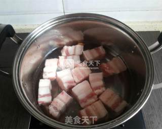 果子自制的电压力锅版苏北风味东坡肉的做法步骤：3