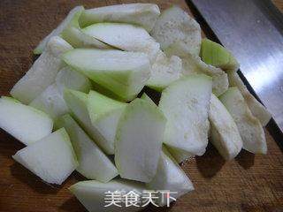 咸肉煮夜开花的做法步骤：3