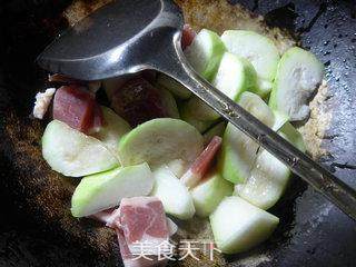 咸肉煮夜开花的做法步骤：5