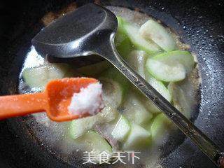 咸肉煮夜开花的做法步骤：7
