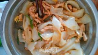 肉丝拉皮的做法步骤：5