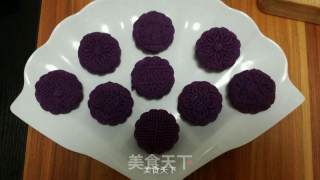 紫薯豆沙饼的做法步骤：3