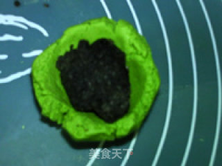 黑芝麻青团的做法步骤：11