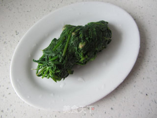 荠菜肉丝炒年糕的做法步骤：4
