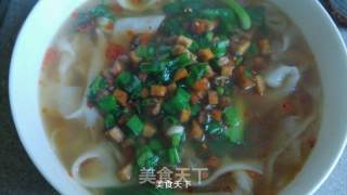 酸汤面片的做法步骤：15