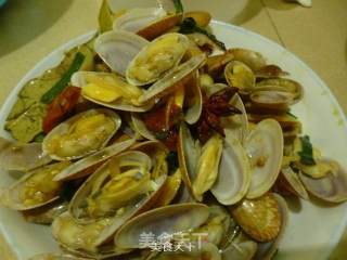 爆炒香辣花甲的做法步骤：8