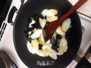 山药木耳的做法步骤：4