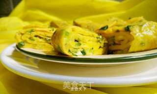 葱香鸡蛋卷的做法步骤：12
