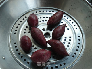 紫薯米糊的做法步骤：1