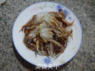 炒花蟹的做法步骤：2