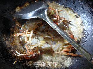 炒花蟹的做法步骤：5