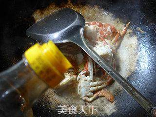 炒花蟹的做法步骤：8