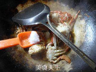 炒花蟹的做法步骤：10