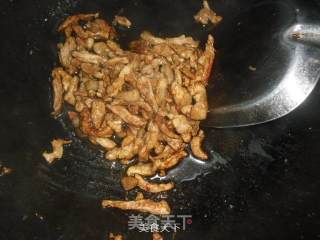 肉丝炒刀豆的做法步骤：5