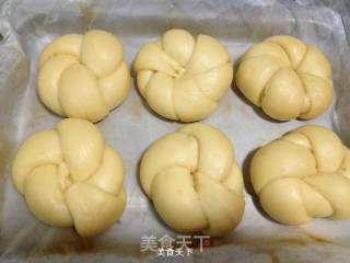 花型葱香面包的做法步骤：14