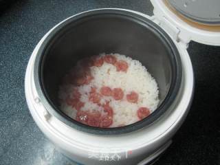 腊肠饭的做法步骤：4