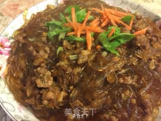 肉末炒粉的做法步骤：4