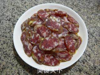 腊肠蒸雷笋的做法步骤：9