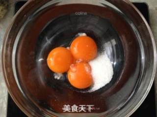 抹茶蛋糕卷的做法步骤：2