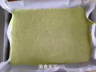 抹茶蛋糕卷的做法步骤：15