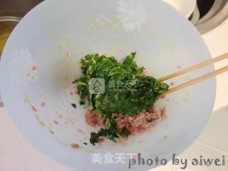 荠菜馄饨的做法步骤：5