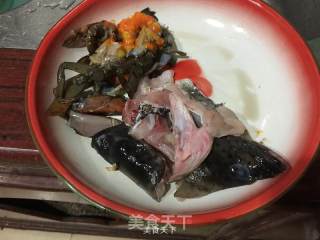 膏蟹大虾鱼头粥的做法步骤：3