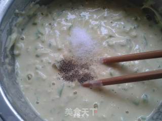 西葫芦鸡蛋饼的做法步骤：6