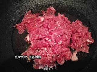 京酱肉丝的做法步骤：4