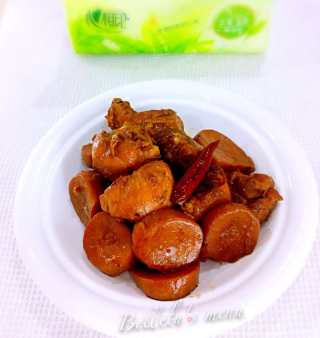红烧杏鲍菇鸡腿的做法步骤：14