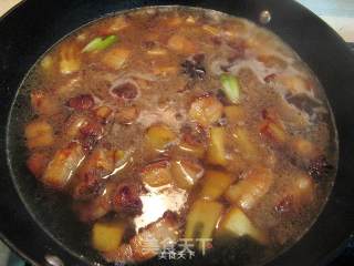 五花肉炖春笋的做法步骤：13