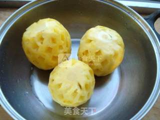菠萝果酱的做法步骤：1