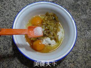 榨菜鸡蛋饼的做法步骤：5