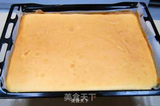 德普烤箱食谱之戚风蛋糕卷的做法步骤：8