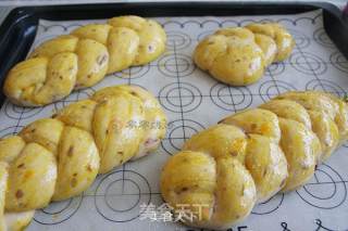 葡萄干辫子面包的做法步骤：12