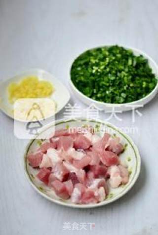 韭菜鲜肉饺的做法步骤：2