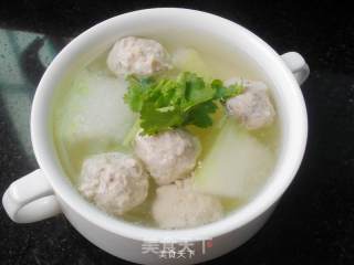 冬瓜汆丸子的做法步骤：9