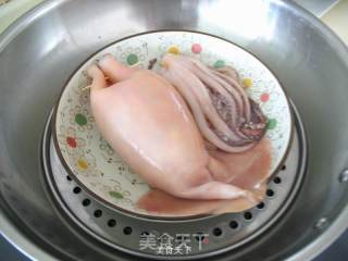 肉馅酿鱿鱼的做法步骤：6