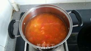 西红柿荷包蛋手擀面汤的做法步骤：7