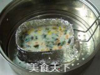 家长一定要给孩子吃的菜--三色蒸蛋的做法步骤：4