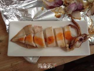 洋葱烤鱿鱼的做法步骤：8