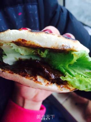 肉夹饼的做法步骤：23
