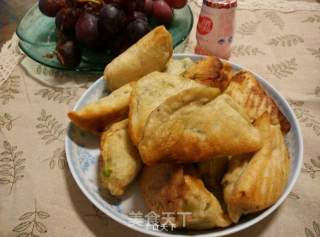 韭菜鸡蛋炉包的做法步骤：6