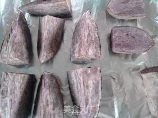 烤紫薯的做法步骤：1