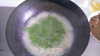 宝宝肉汤生菜粥的做法步骤：6