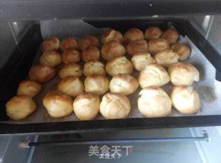 卡仕达泡芙的做法步骤：10