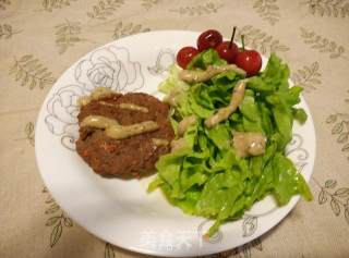 黑椒牛肉饼的做法步骤：6