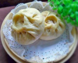 苔菜包子的做法步骤：9
