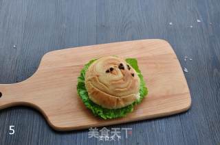 妈咪爱心早餐创意摆盘——带着小乌龟快乐上学去的做法步骤：5