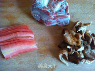 双米羊肉真姬菇粥的做法步骤：3
