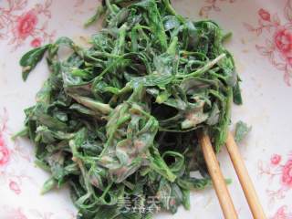 桃花朵朵之沙拉汁苜蓿的做法步骤：7